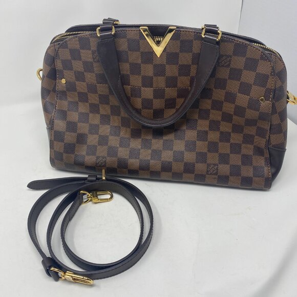 LOUIS VUITTON DAMIER KENSINGTON BOWLING BAG - Picture 1 of 16